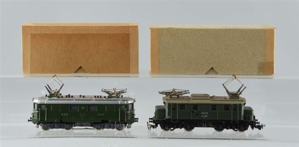 LOT OF 2: MARKLIN LOCOMOTIVES IN BOXES.           
