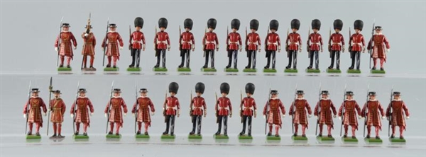 BRITAINS LTD. LOT OF BEEFEATERS AND GUARDS.       