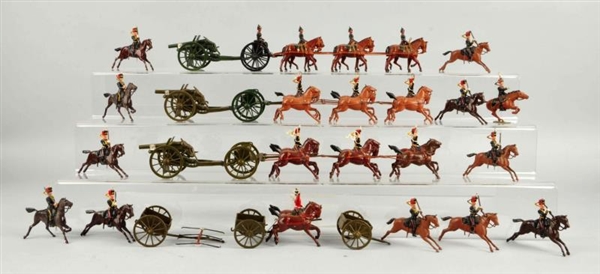 LARGE GROUP OF BRITAINS HORSE ARTILLERY.          