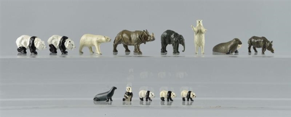 LOT OF 13: BRITAINS ZOO ANIMALS.                  