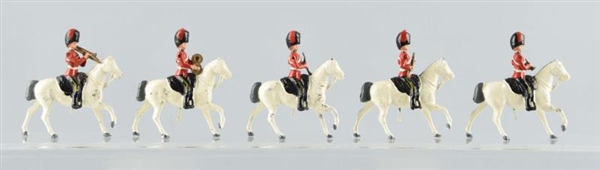 LOT OF 5: BRITAINS GUARDS MOUNTED BAND.           