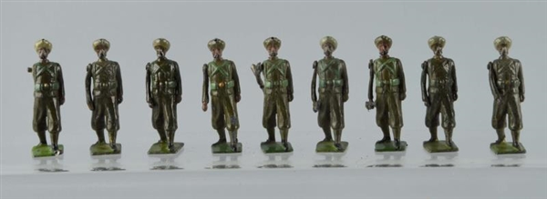 LOT OF 9: BRITAINS ROYAL INDIAN ARMY.             
