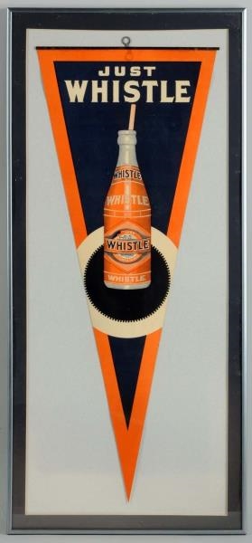 1920S WHISTLE PAPER PENNANT.                      