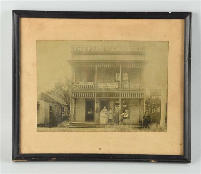 EARLY PHOTOGRAPH OF A GENERAL STORE.              