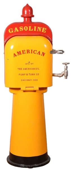 AMERICAN MODEL #101 CURB GAS PUMP.                