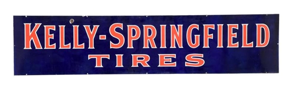 KELLY SPRINGFIELD TIRES PORCELAIN SIGN.           