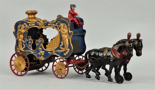 HUBLEY 1890S EARLY MECHANICAL PARADE OF HORSES.  