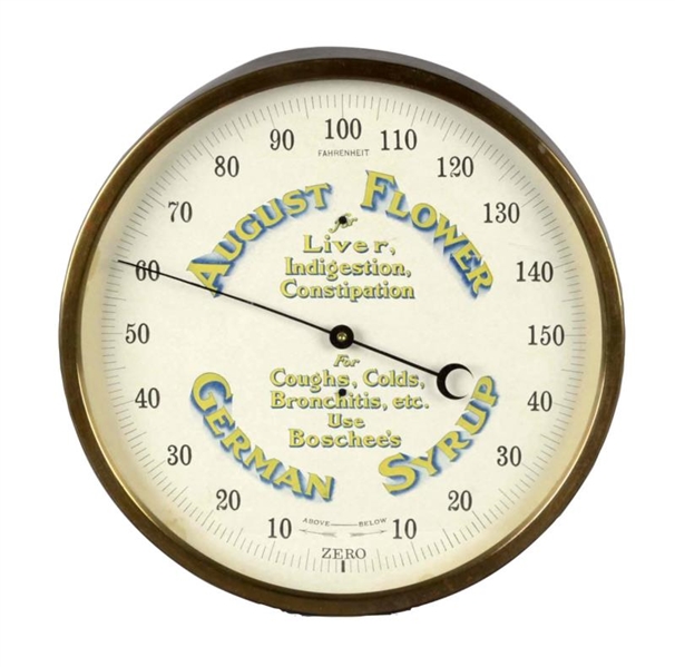 BOSCHEES AUGUST FLOWER GERMAN SYRUP THERMOMETER  