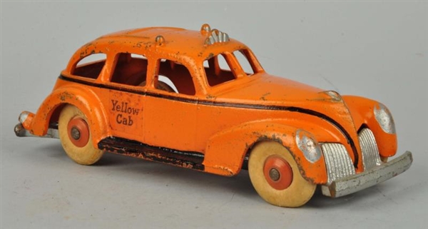 CAST IRON YELLOW CAB.                             
