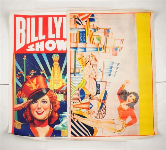 LOT OF ADVERTISING CIRCUS POSTERS.                