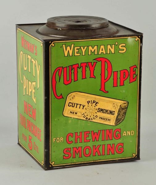 WEYMANS CUTTY - PIPE TOBACCO CONTAINER.          