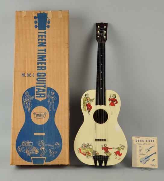 TEEN TIMER TOY GUITAR IN BOX.                     
