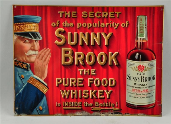 SUNNY BROOK WHISKEY SIGN.                         