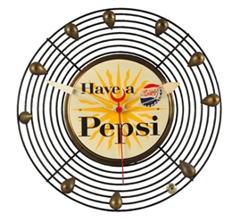 1950 PEPSI - COLA ELECTRIC CLOCK.                 