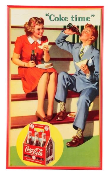 GREAT LOOKING 1943 COCA - COLA SMALL POSTER.      