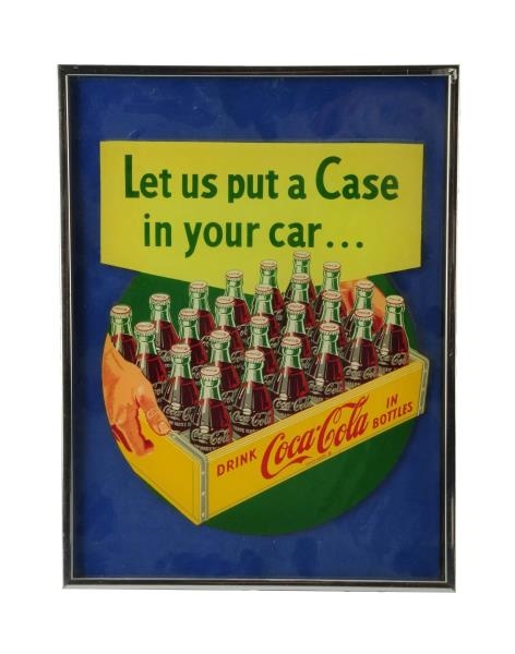 1950S COCA - COLA APPLIED DECAL.                 