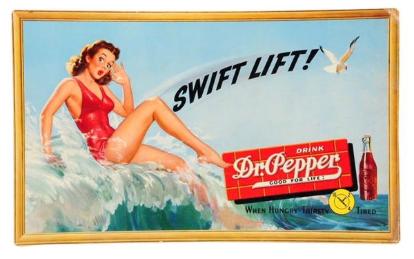 1940S DR. PEPPER SWIFT LIFT POSTER.              