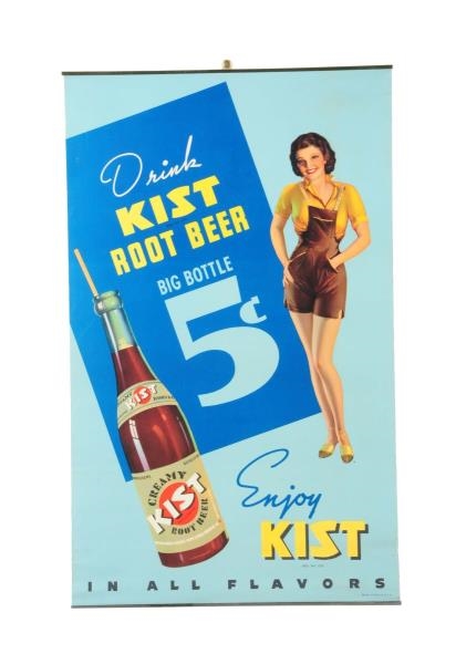 1950S KIST PAPER POSTER.                         