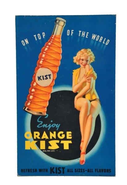 CIRCA 1950S KIST CARDBOARD POSTER.               