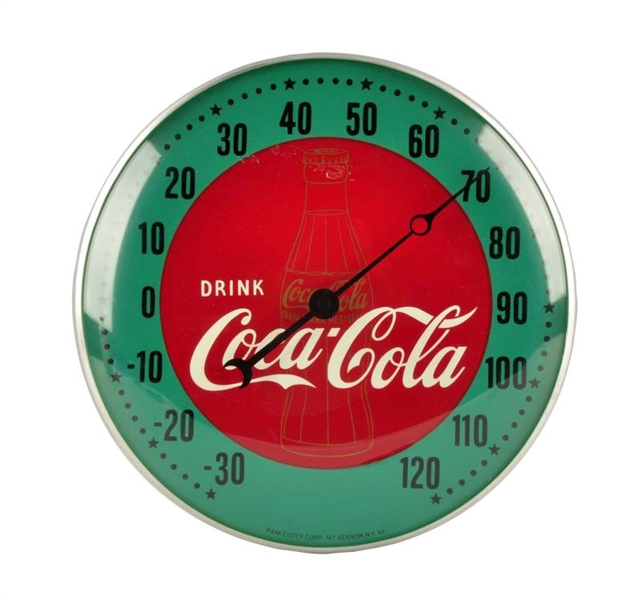1940S COCA - COLA PAM DIAL THERMOMETER.          