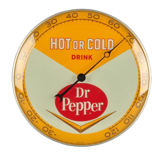 1963 DR. PEPPER DIAL THERMOMETER.                 