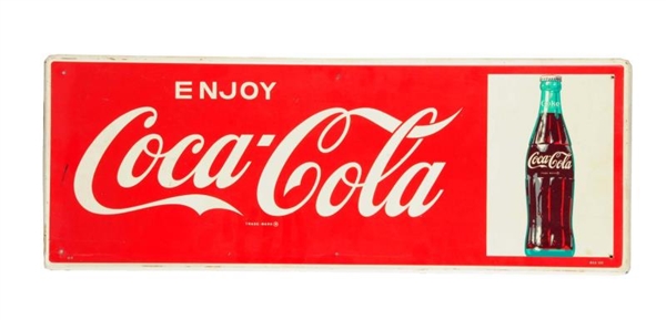 1960S COCA - COLA TIN SIGN.                      