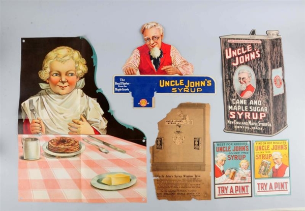 LOT OF 2: MULTI - PIECE UNCLE JOHNS DISPLAYS.    