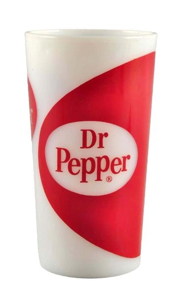 UNUSUAL 1960S DR. PEPPER DRINKING GLASS.         