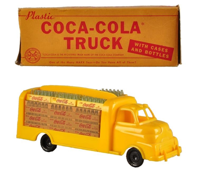 1950S COCA - COLA MARX PLASTIC TRUCK.            