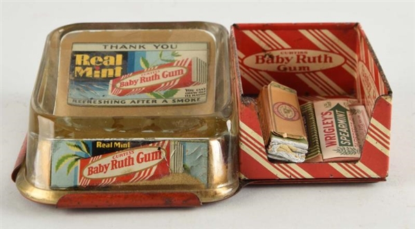 BABY RUTH GUM DISPLAY WITH GUM.                   