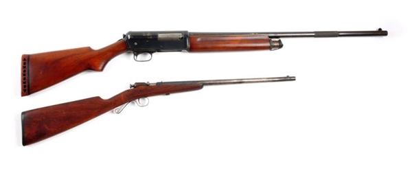 (C) LOT OF 2: WINCHESTER FIREARMS.                