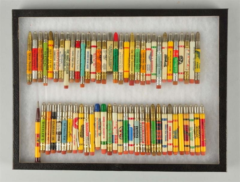 LARGE LOT OF FARMING RELATED ADVERTISING PENCILS. 
