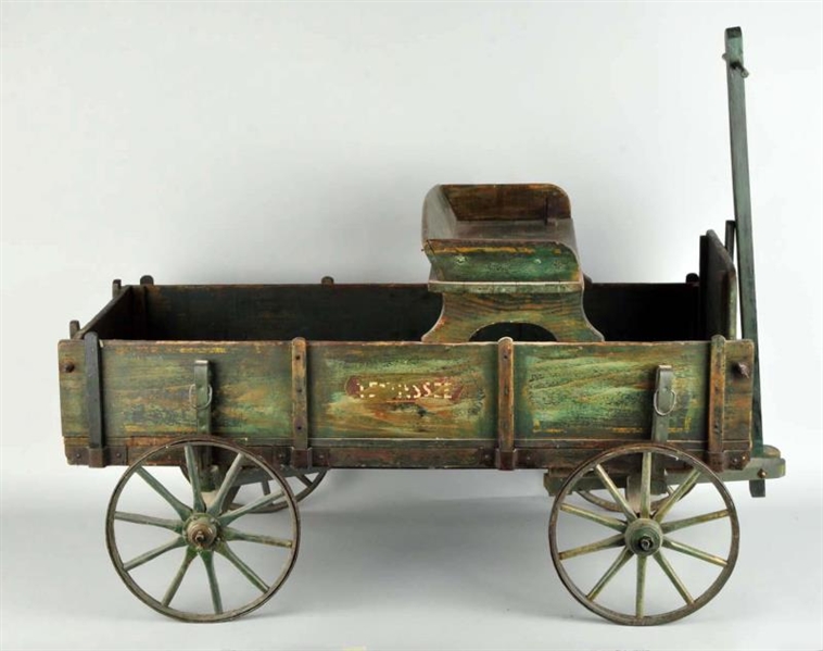 TENNESSEE GREEN WOODEN WAGON.                     