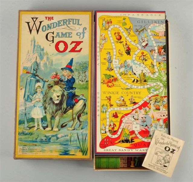 WIZARD OF OZ BOARD GAME.                          