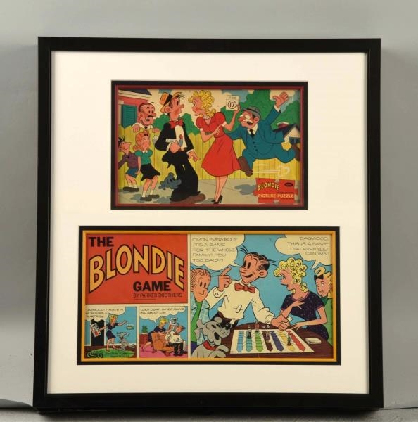 FAMED THE BLONDIE GAME COMIC PRINTS.              