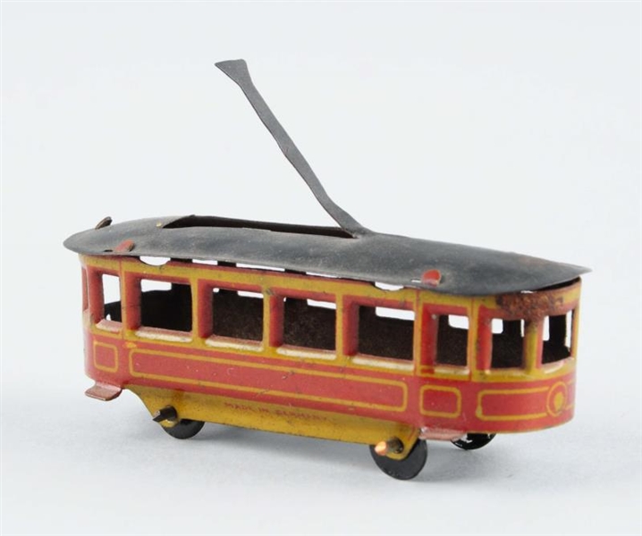 SMALL GERMAN PENNY TOY TROLLEY.                   