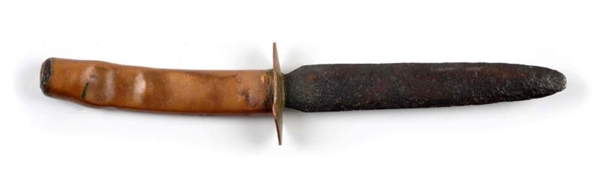 EARLY IRON AND COPPER KNIFE                       