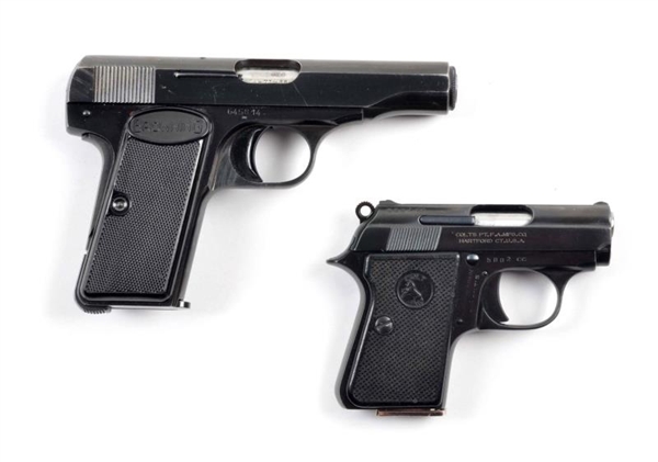 (M) PAIR OF COMPACT SEMI-AUTOMATIC PISTOLS.       