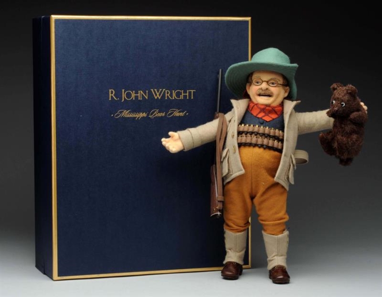 JOHN WRIGHT TEDDY ROOSEVELT IN BOX.               
