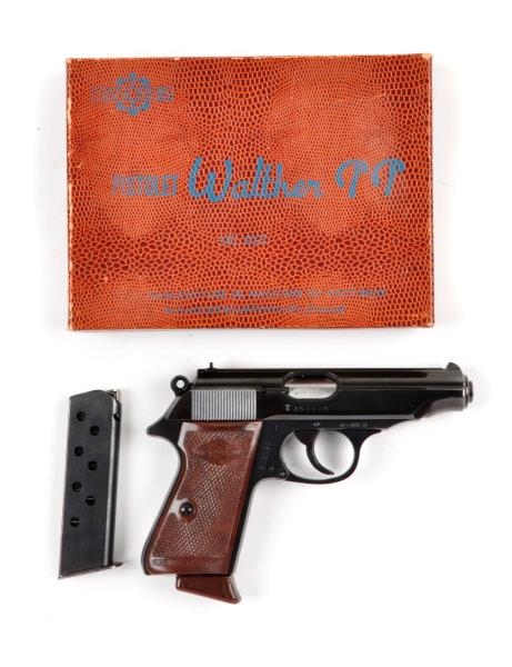 (C) BOXED FRENCH MANURHIN WALTHER PP PISTOL.      