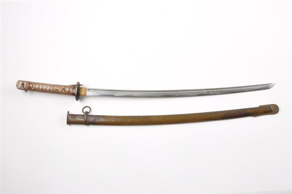 JAPANESE WWII SAMURAI SWORD.                      