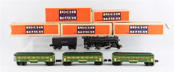LIONEL PASSENGER TRAIN OUTFIT IN BOX.             