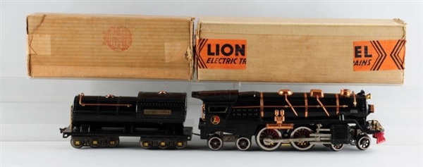 LOT OF 2: LIONEL 400E BLACK TENDER WITH BOXES.    