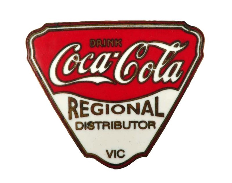 1930S COCA - COLA AUSTRALIAN PIN BACK.           