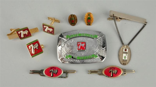 LOT OF 7: 7-UP JEWELRY.                           