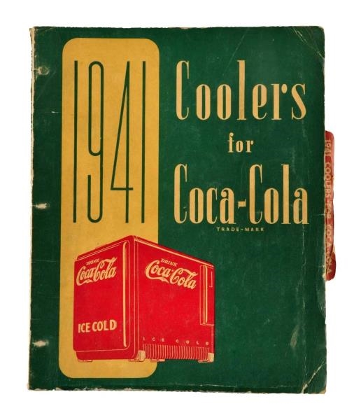 1941 COCA - COLA COOLERS BOOK.                    