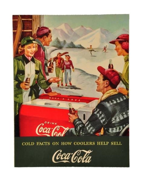 COCA - COLA PROMOTIONAL COOLERS BOOK.             
