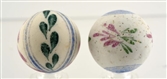 LOT OF 2: EARLY PERIOD CHINA MARBLES.             