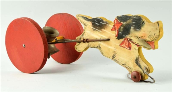 FISHER PRICE PAPER ON WOOD NO. 725 MUSICAL MUTT.  