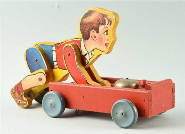 FISHER PRICE PAPER ON WOOD NO. 140 COASTER BOY.	  